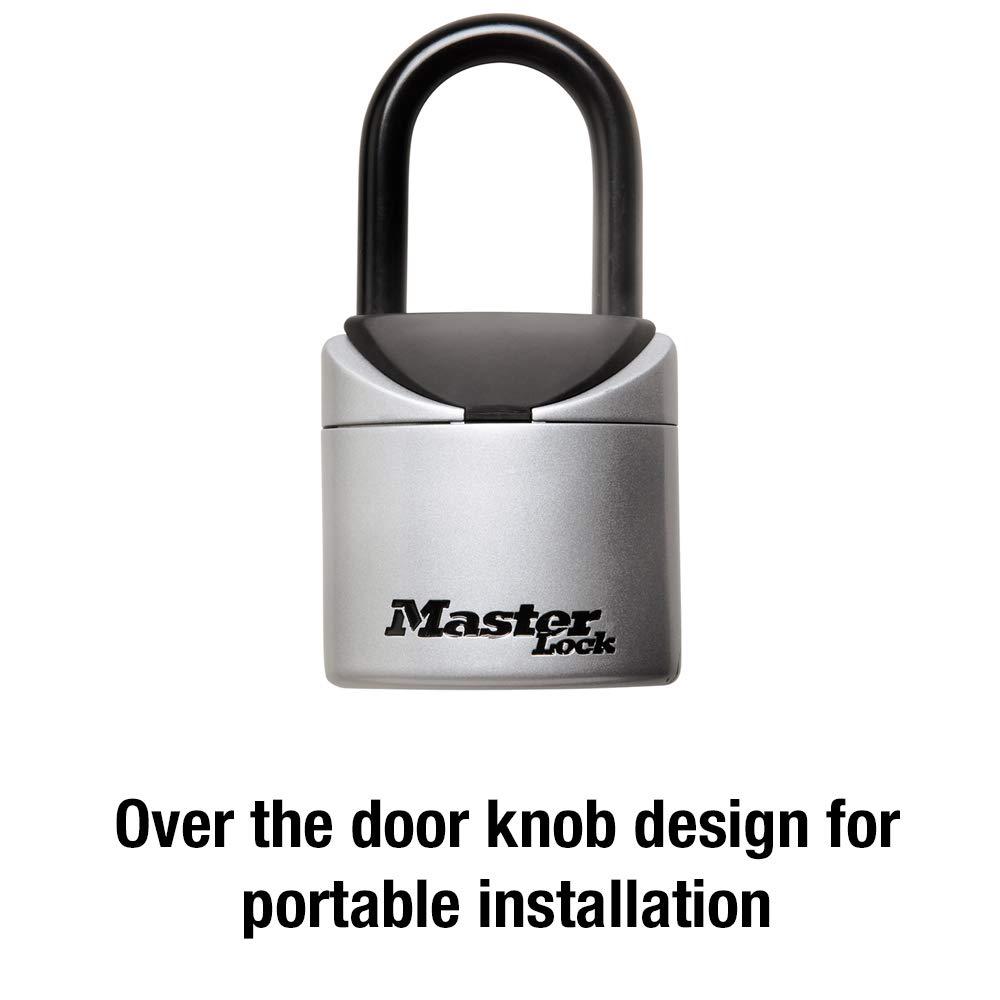 Foto 4 pulgar | Lock Box Master Lock 5406d - Caja Fuerte Portátil Con Llave, Color Negro Y Gris - Venta Internacional.