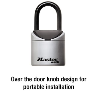 Foto 3 | Lock Box Master Lock 5406d - Caja Fuerte Portátil Con Llave, Color Negro Y Gris - Venta Internacional.