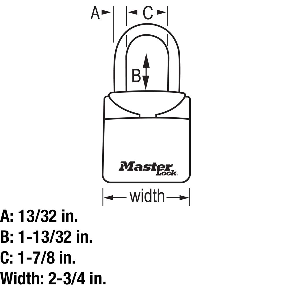 Foto 5 | Lock Box Master Lock 5406d - Caja Fuerte Portátil Con Llave, Color Negro Y Gris - Venta Internacional.