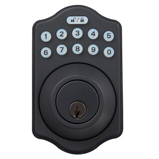 Foto 1 | Teclado Electrónico Deadbolt Amazon Basics Negro Mate, Paquete De 6 - Venta Internacional.