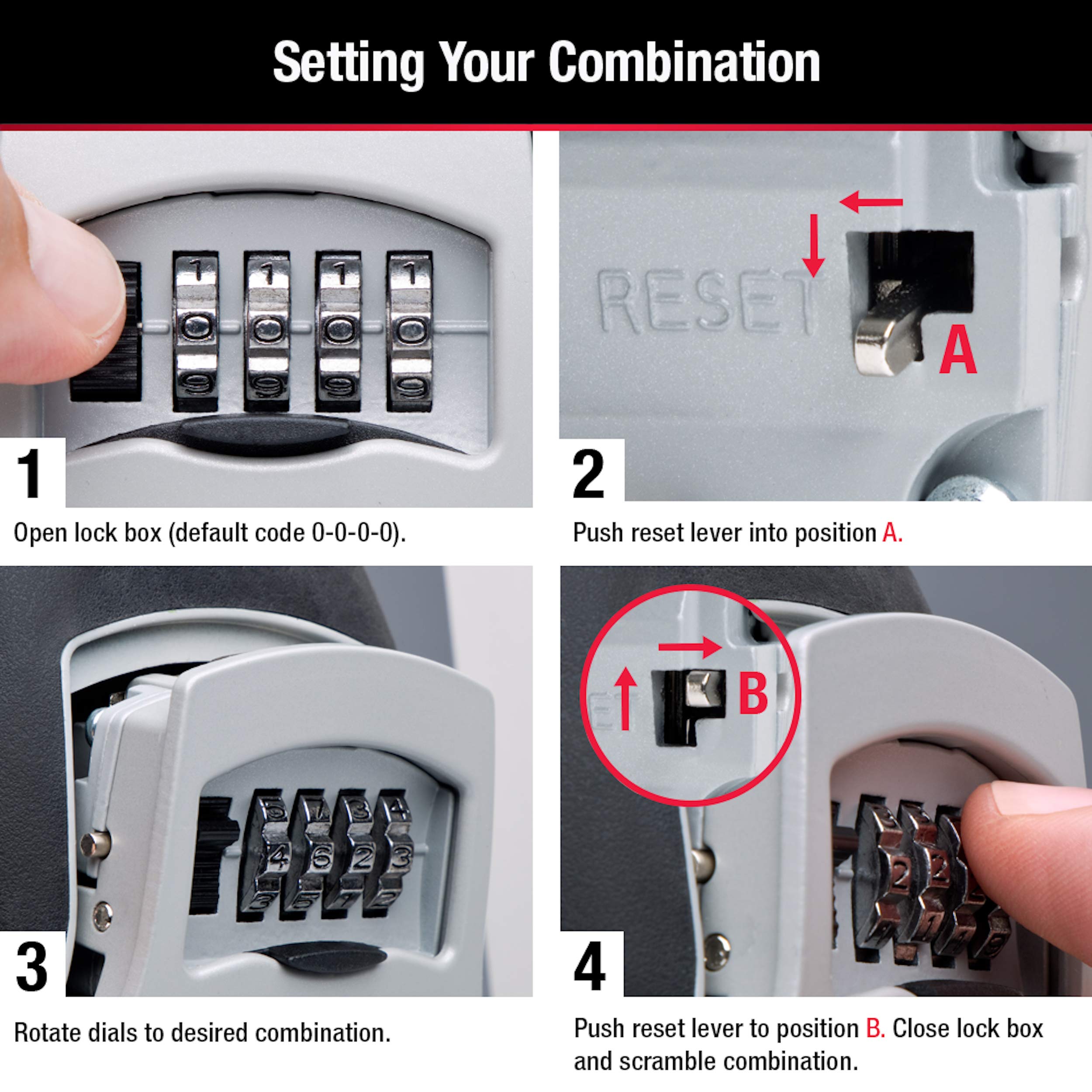 Foto 8 pulgar | Caja Con Llave Master Lock 5400ec Negra Con Capacidad Para 5 Llaves - Venta Internacional.