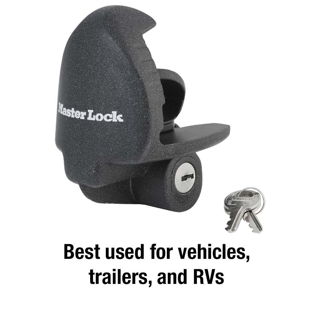 Foto 7 | Candado De Enganche Para Remolque Master Lock 379atpy Universal Negro - Venta Internacional.