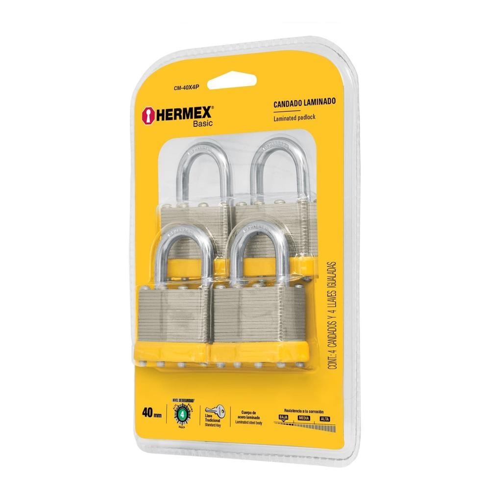 Candados Laminados 40mm Hermex