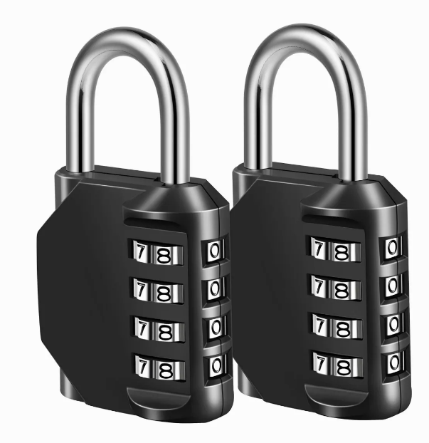 Foto 2 pulgar | Xtellar Pack De 2 Candados De Aleación De Zinc Con Combinación De 4 Dígitos – Seguridad Y Conveniencia En Tamaño