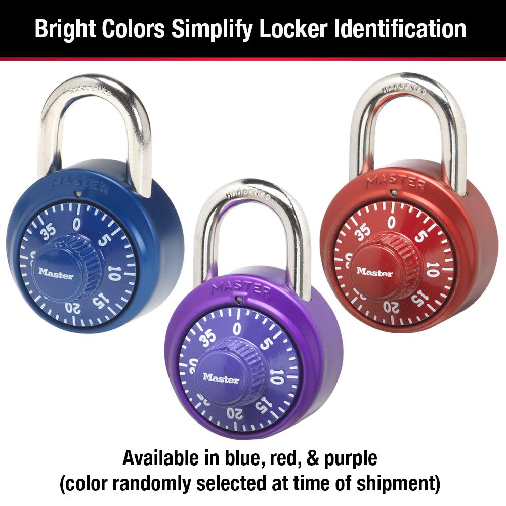 Foto 5 pulgar | Paquete De 2 Candados Combinados Locker Lock Master Lock 1530t - Venta Internacional.