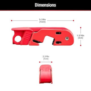 Foto 6 | Disyuntor Lockout Master Lock 493b Para Conmutadores Estándar - Venta Internacional.