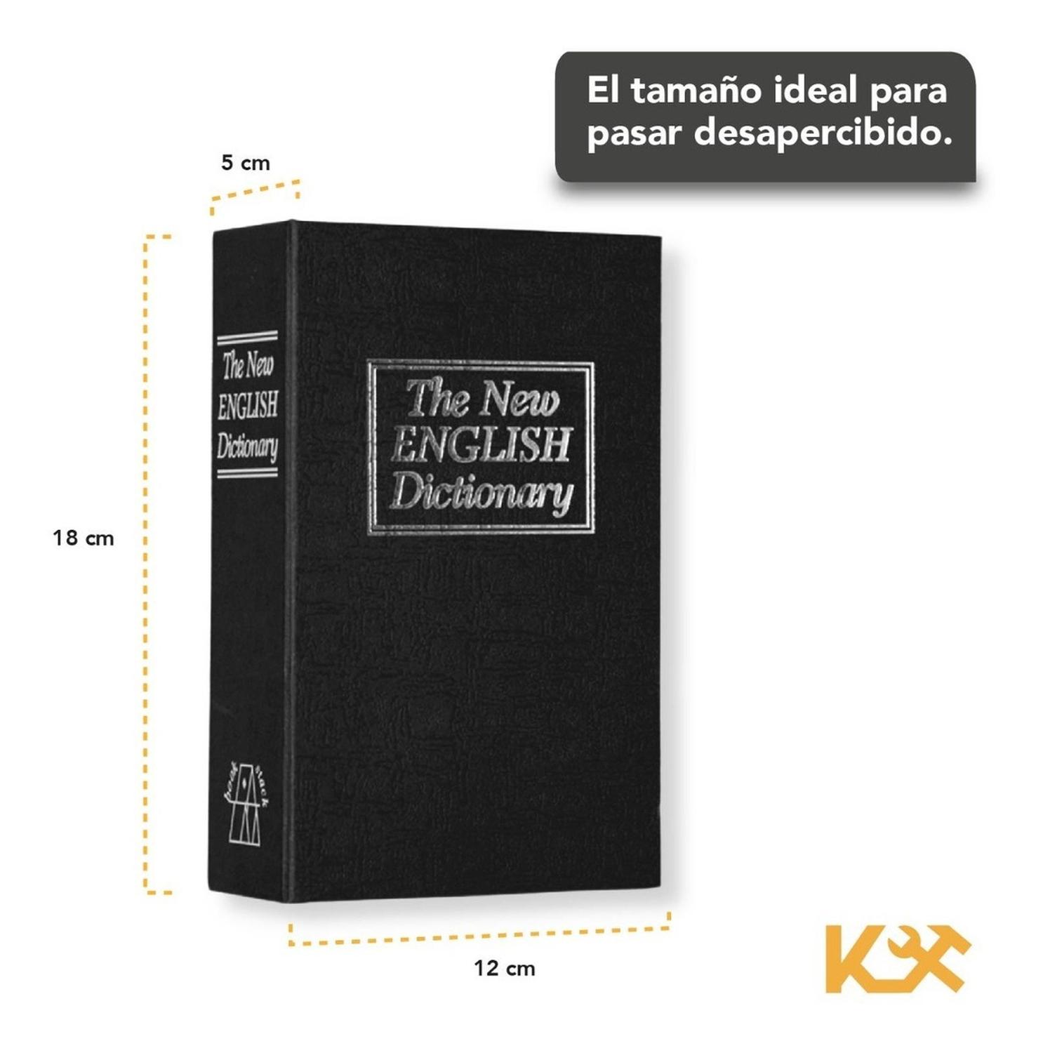 Foto 5 pulgar | Caja de Seguridad Forma de Libro 18 cm con Combinación