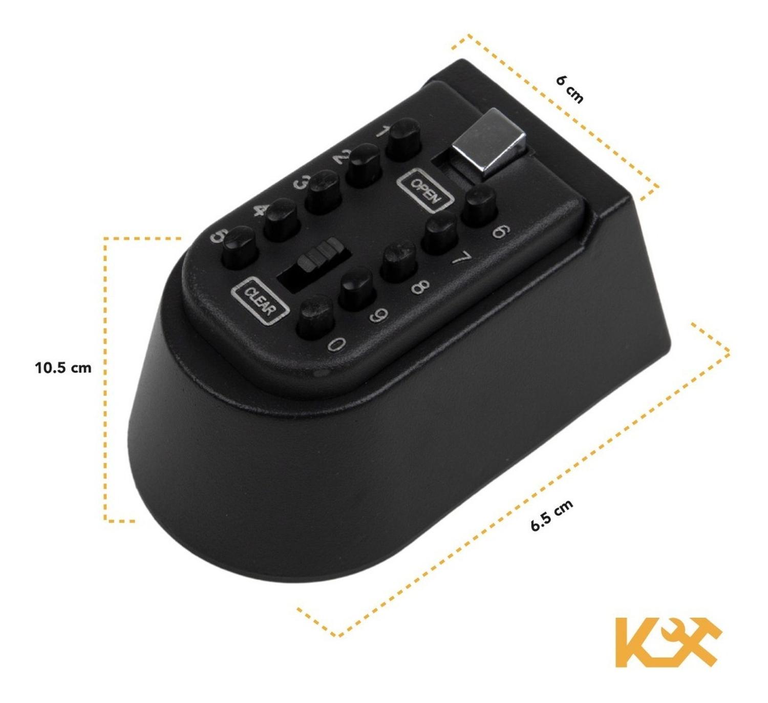 Foto 5 pulgar | Caja para Laves de Seguridad Empotrable 11 cm con Dígitos