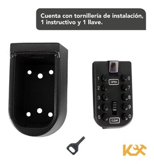 Foto 6 | Caja para Laves de Seguridad Empotrable 11 cm con Dígitos