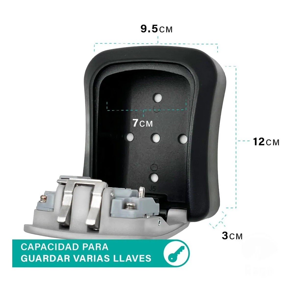 Foto 2 | Caja Fuerte de Almacenamiento de Llaves Eo Safe Imports Esi-019 color Gris