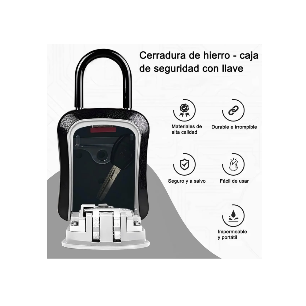 Foto 4 pulgar | Caja de Seguridad Almacenamiento de Llaves