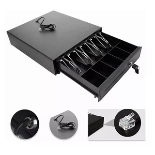 Foto 2 | Caja Registradora Belug Con Cerradura Comercial color Negro