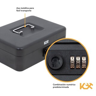 Foto 3 | Caja Fuerte de Dinero Kingsman Metálica de Combinación