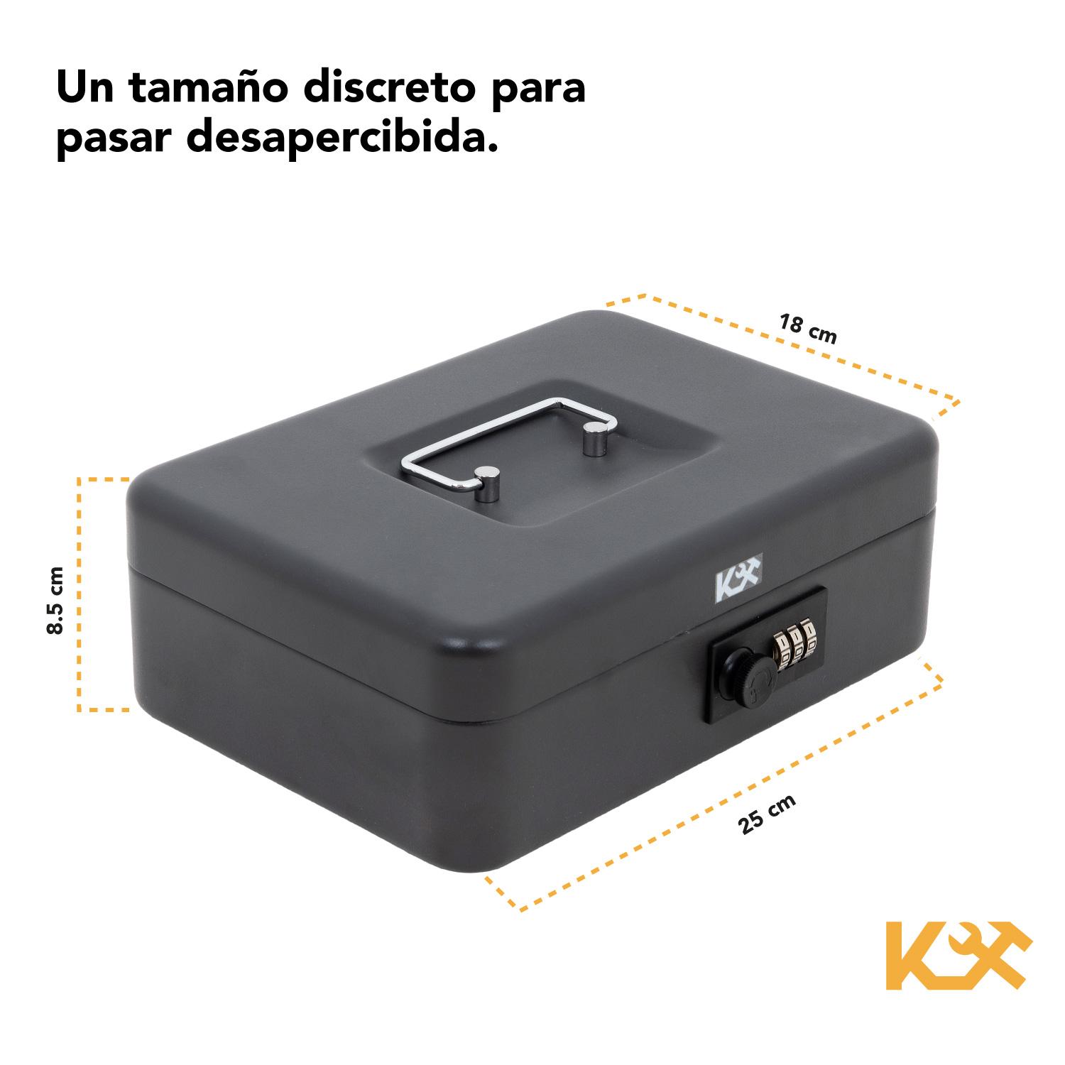 Foto 6 pulgar | Caja Fuerte de Dinero Kingsman Metálica de Combinación