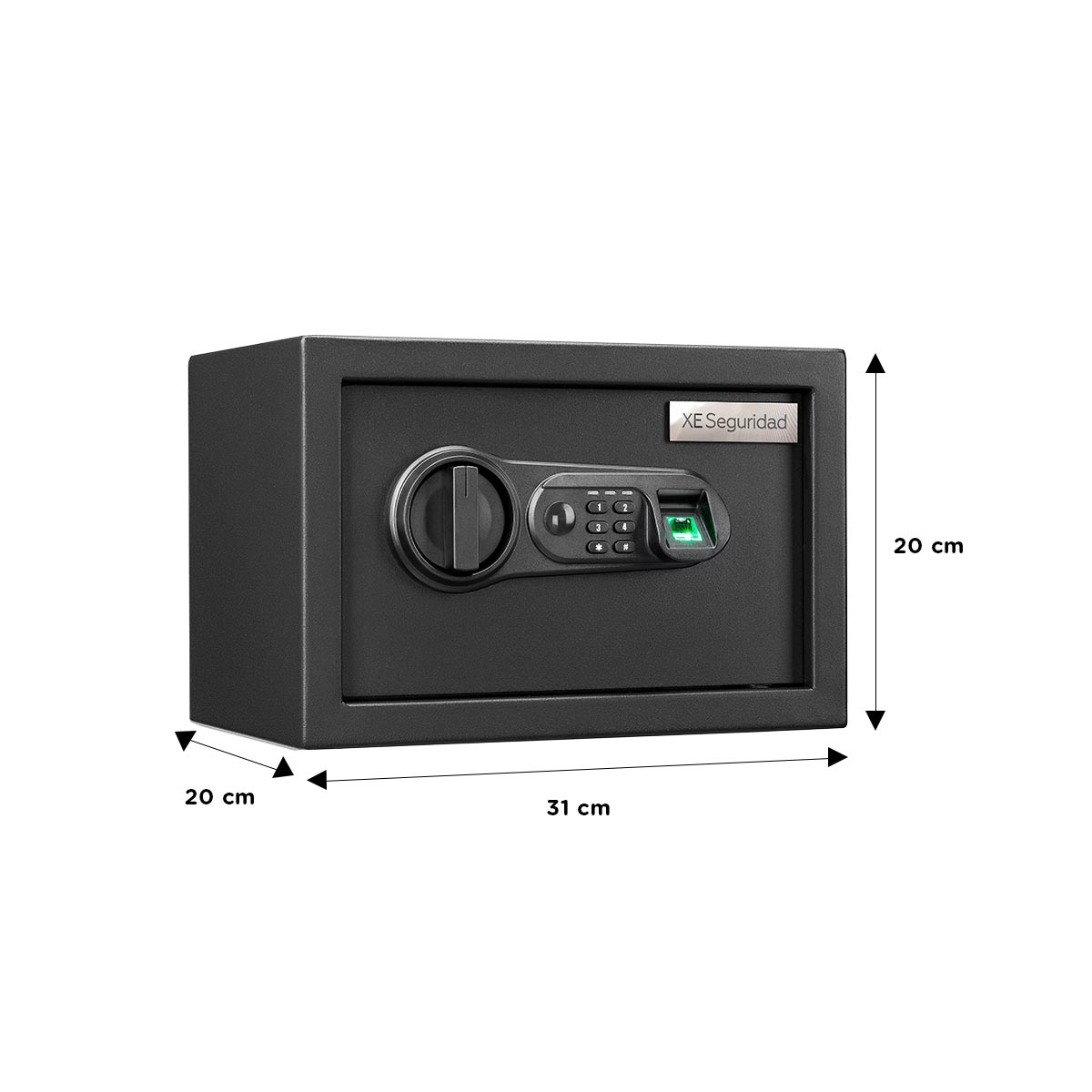 Foto 4 pulgar | Caja Fuerte Xe Seguridad Biométrica Chica