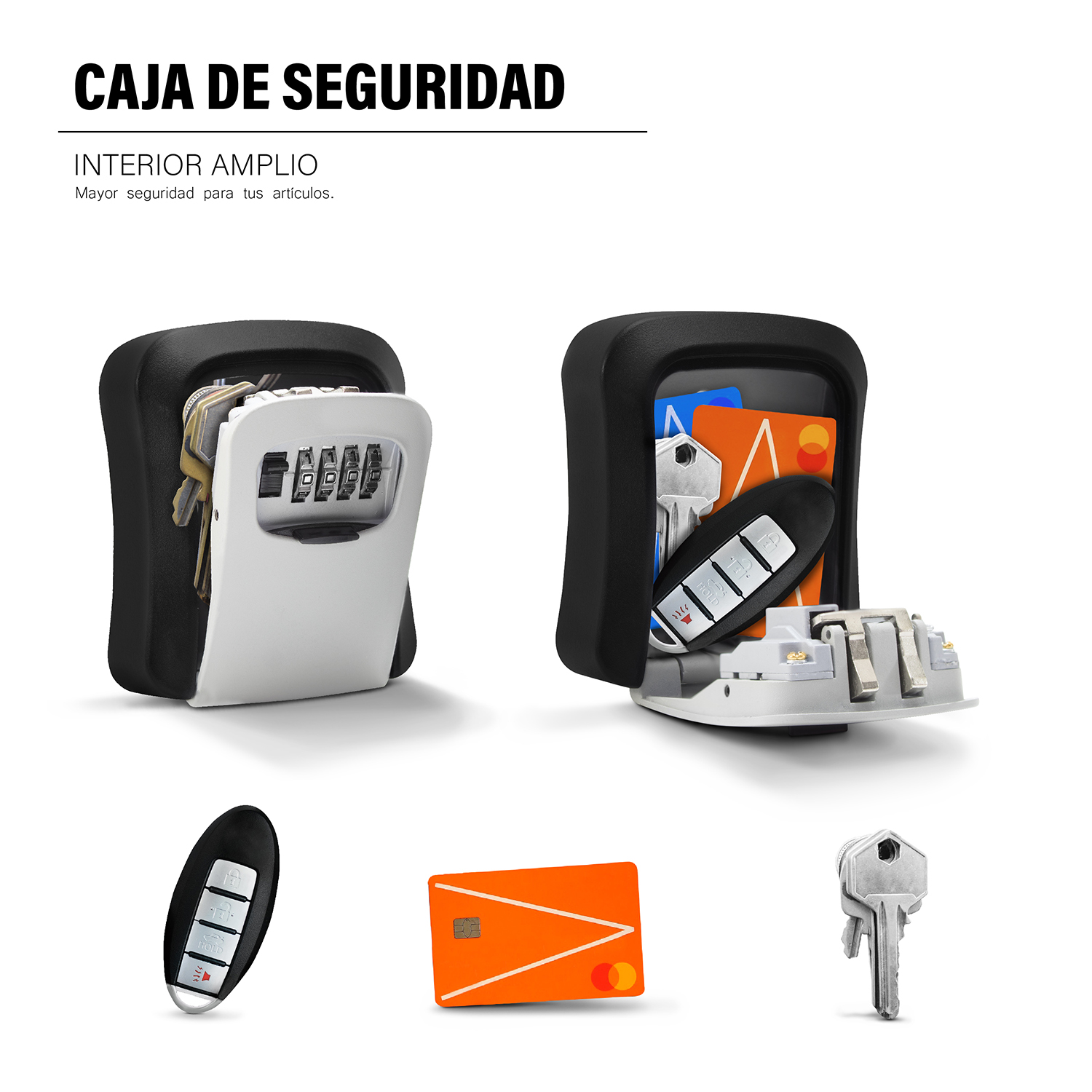 Foto 9 pulgar | Caja de Seguridad para Llaves Andromeda Inc