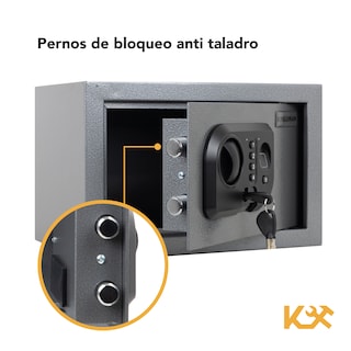 Foto 4 | Caja Fuerte Biometrica Mediana Digital Huella De Seguridad