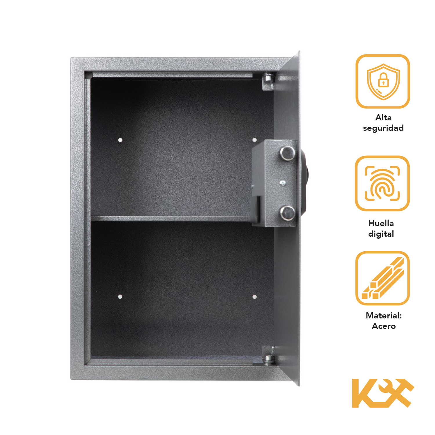 Foto 3 pulgar | Caja Fuerte Biometrica Super Grande Huella De Seguridad