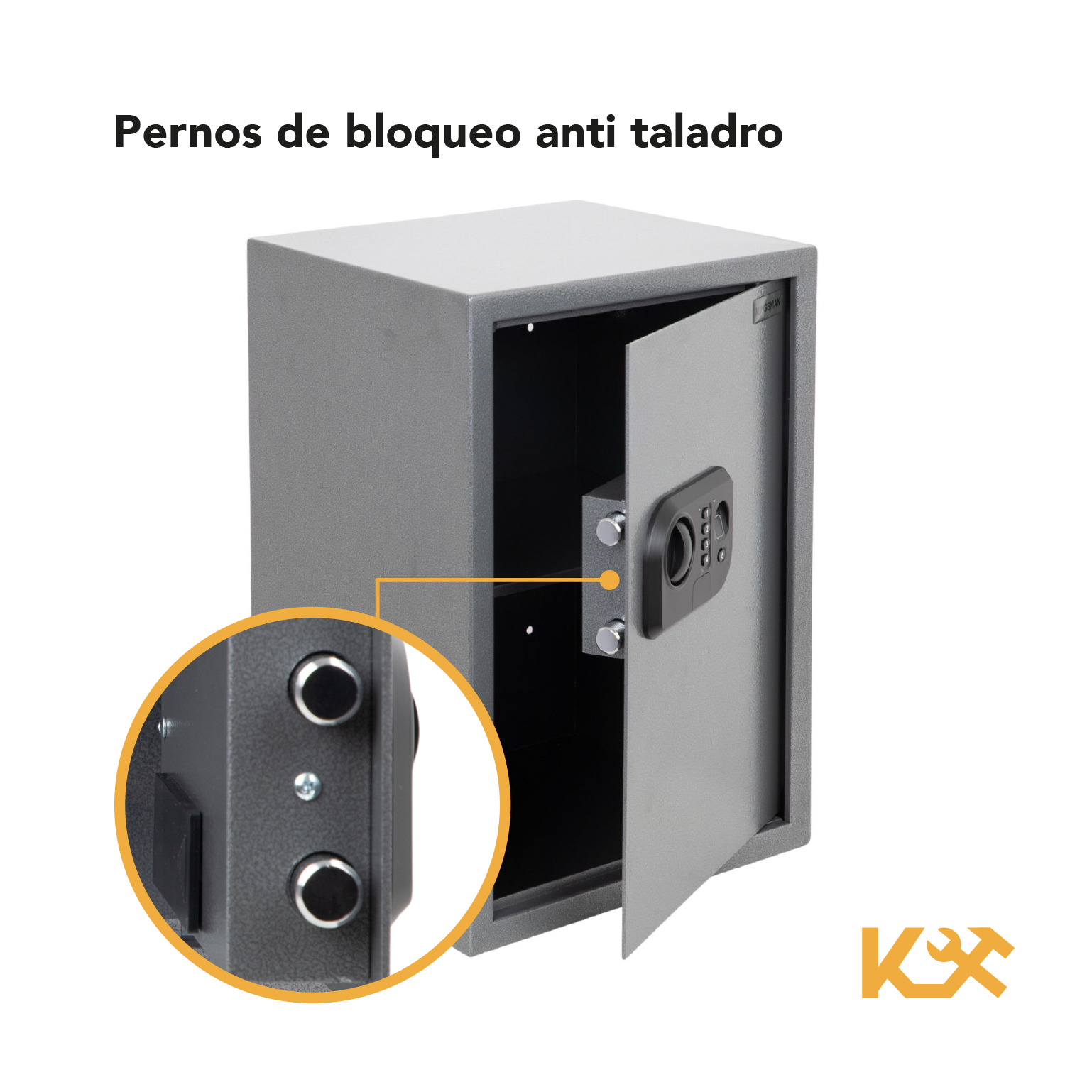 Foto 5 pulgar | Caja Fuerte Biometrica Super Grande Huella De Seguridad