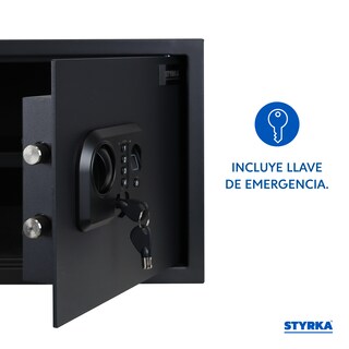Foto 3 | Caja Fuerte Biométrica Grande Styrka color Negro