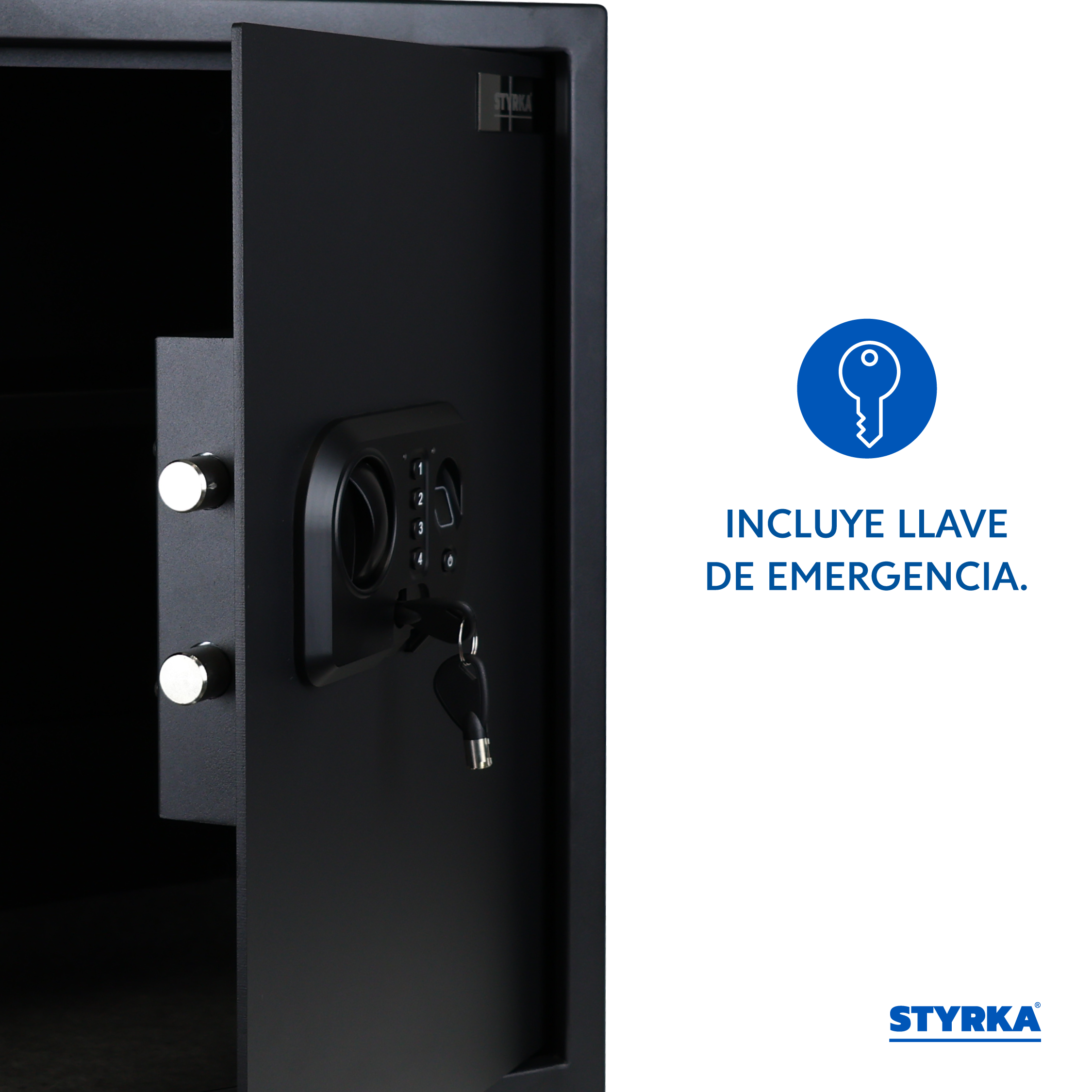 Foto 4 pulgar | Caja Fuerte Biométrica Styrka color Negro
