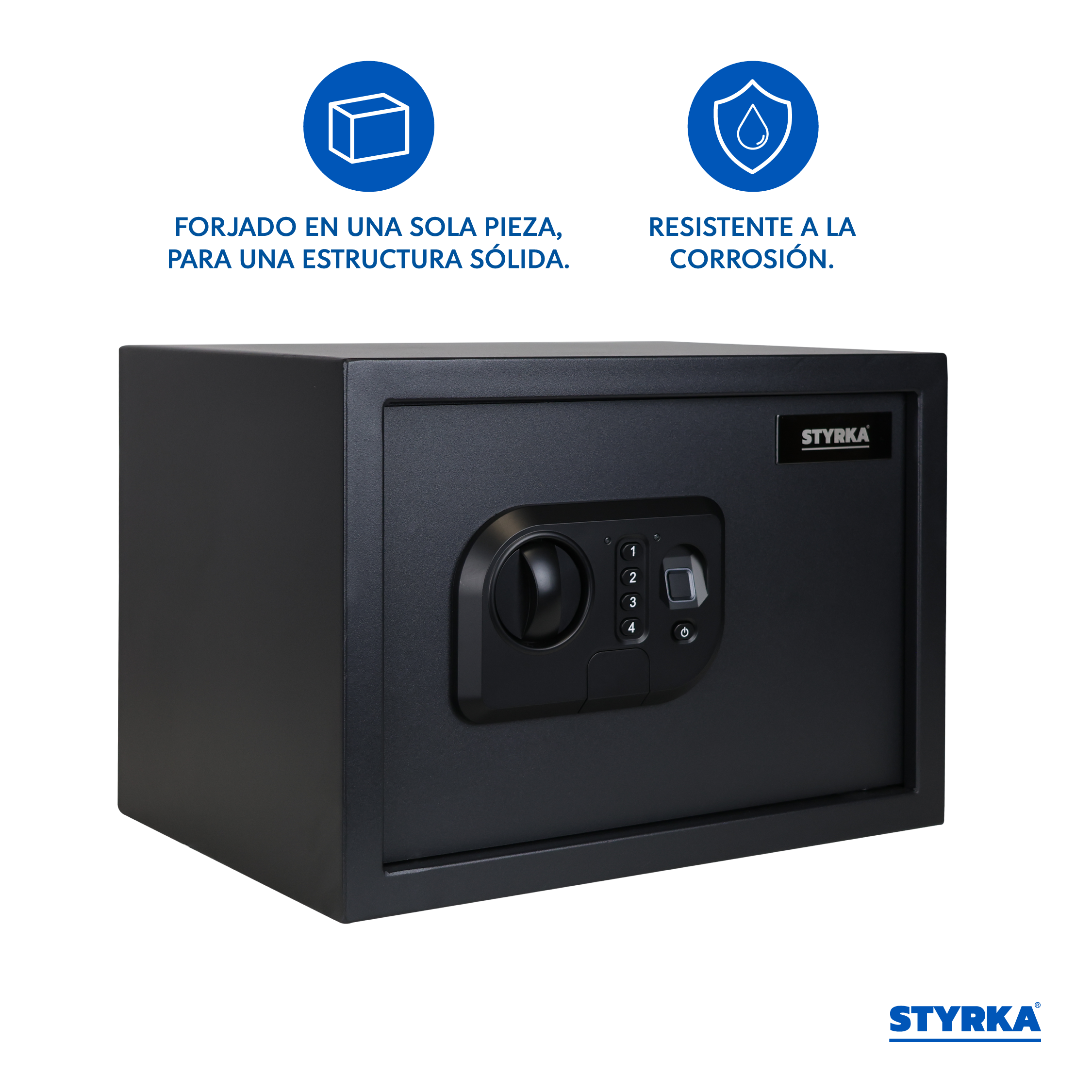 Foto 5 pulgar | Caja Fuerte Biométrica Mediana Styrka con Tecnología Avanzada