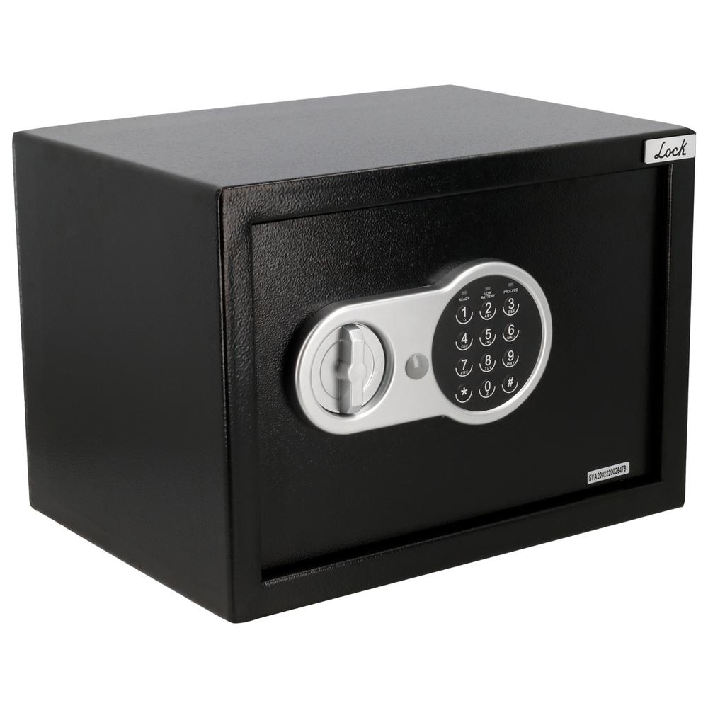 Caja Fuerte Seguridad Electronica Llave Metalica 35 Cm Lock $1,835