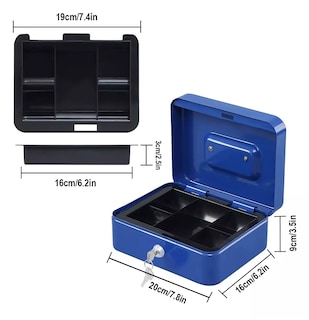 Foto 5 | Caja Fuerte de Seguridad Belug Azul