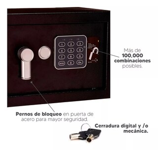 Foto 3 | Caja Fuerte Combinación Digital Alta Seguridad Eo Safe Imports Esi-17432 Negro