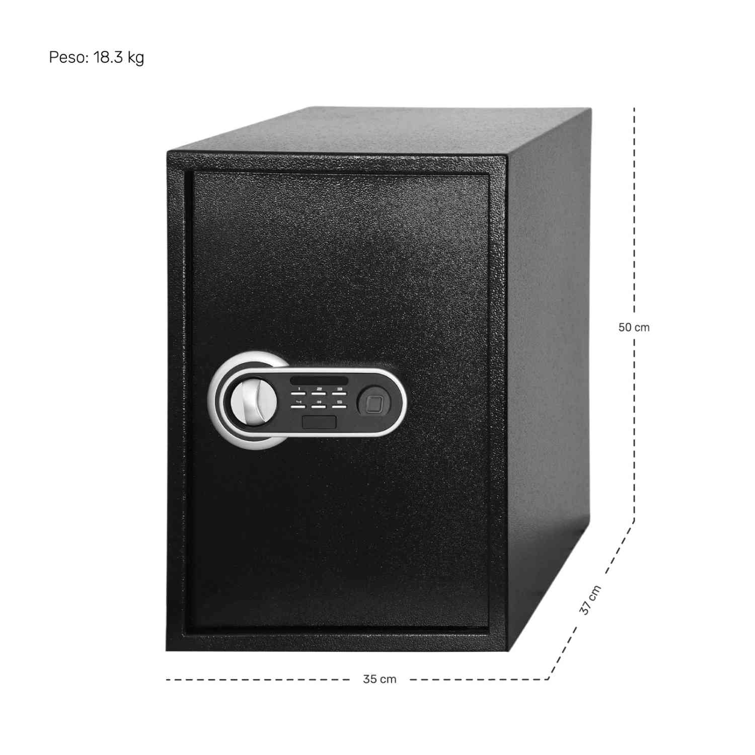 Foto 7 pulgar | Caja Fuerte Biometrica Seguridad Digital Huella Dactilar Gutstark Home