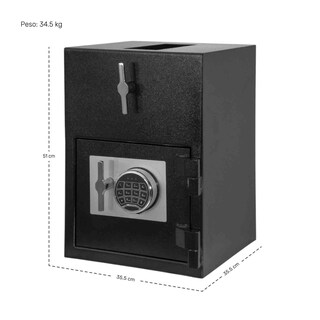 Foto 6 | Caja Fuerte Seguridad Electrica Digital Tombola Deposito Gutstark Home