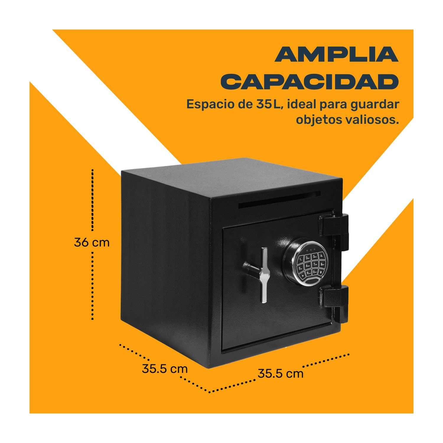Foto 8 pulgar | Caja Fuerte Seguridad Electronica Cerradura Digital Numerico Gutstark Home