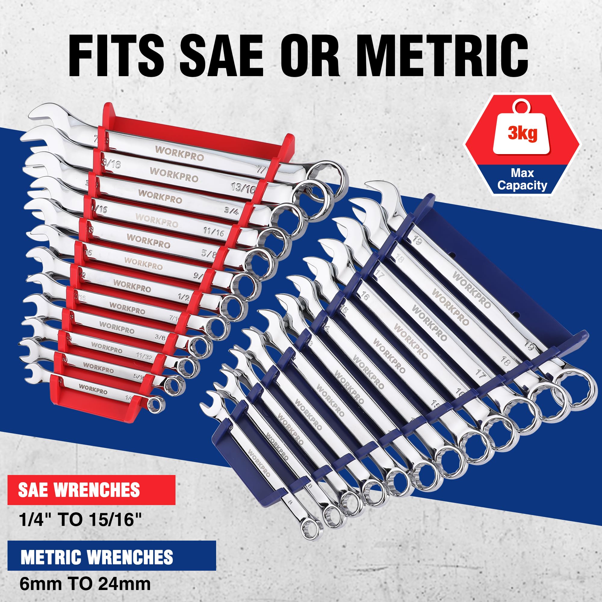 Foto 5 | Organizador De Llaves Workpro, Juego De 12 Soportes Para Llaves, Paquete De 2 - Venta Internacional.