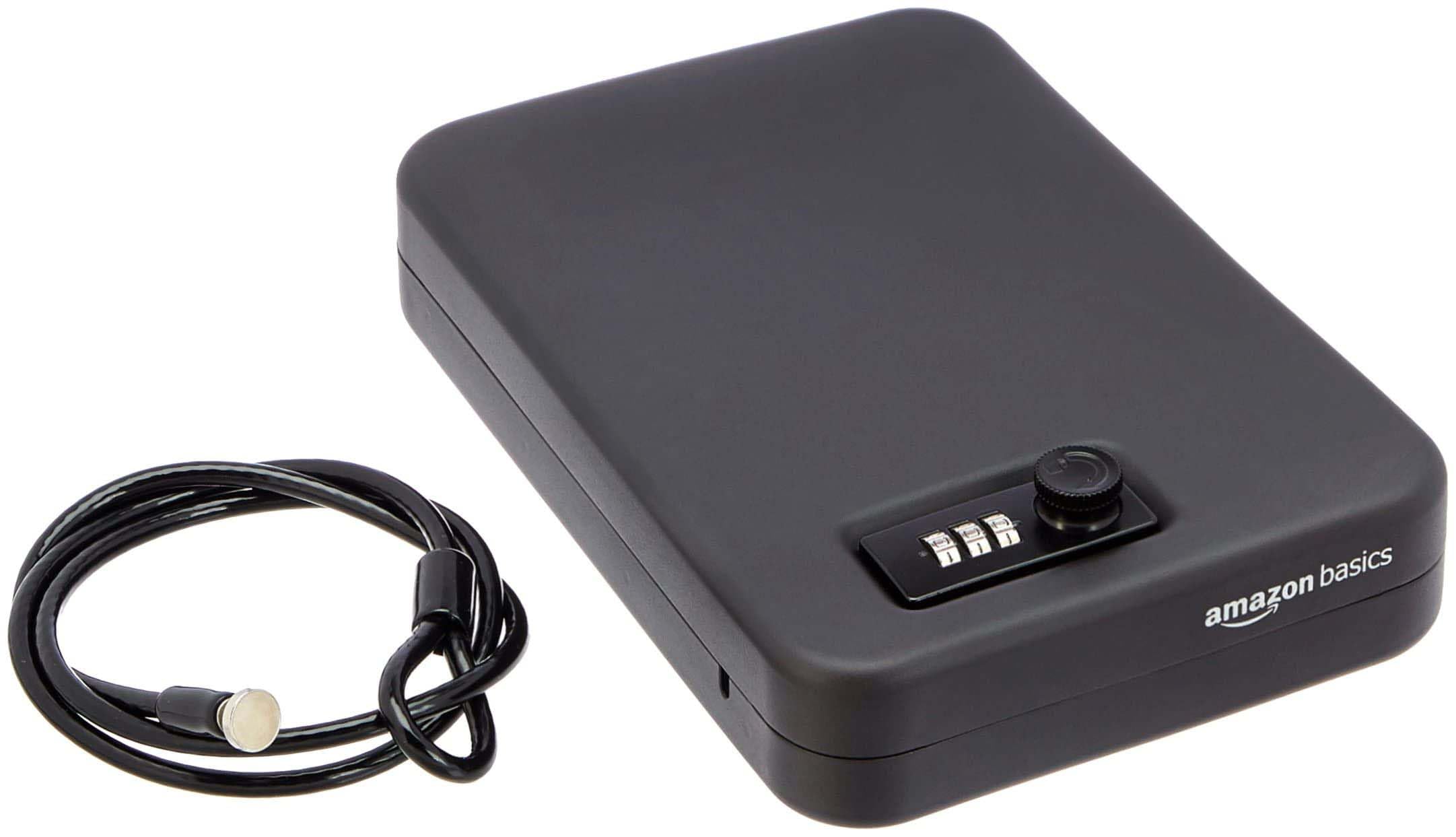 Foto 1 | Funda de Seguridad con Cerradura Amazon Basics Portable Xl Negra - Venta Internacional