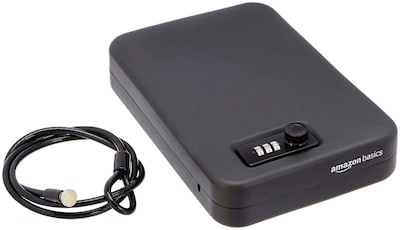 Foto 1 | Funda de Seguridad con Cerradura Amazon Basics Portable Xl Negra - Venta Internacional