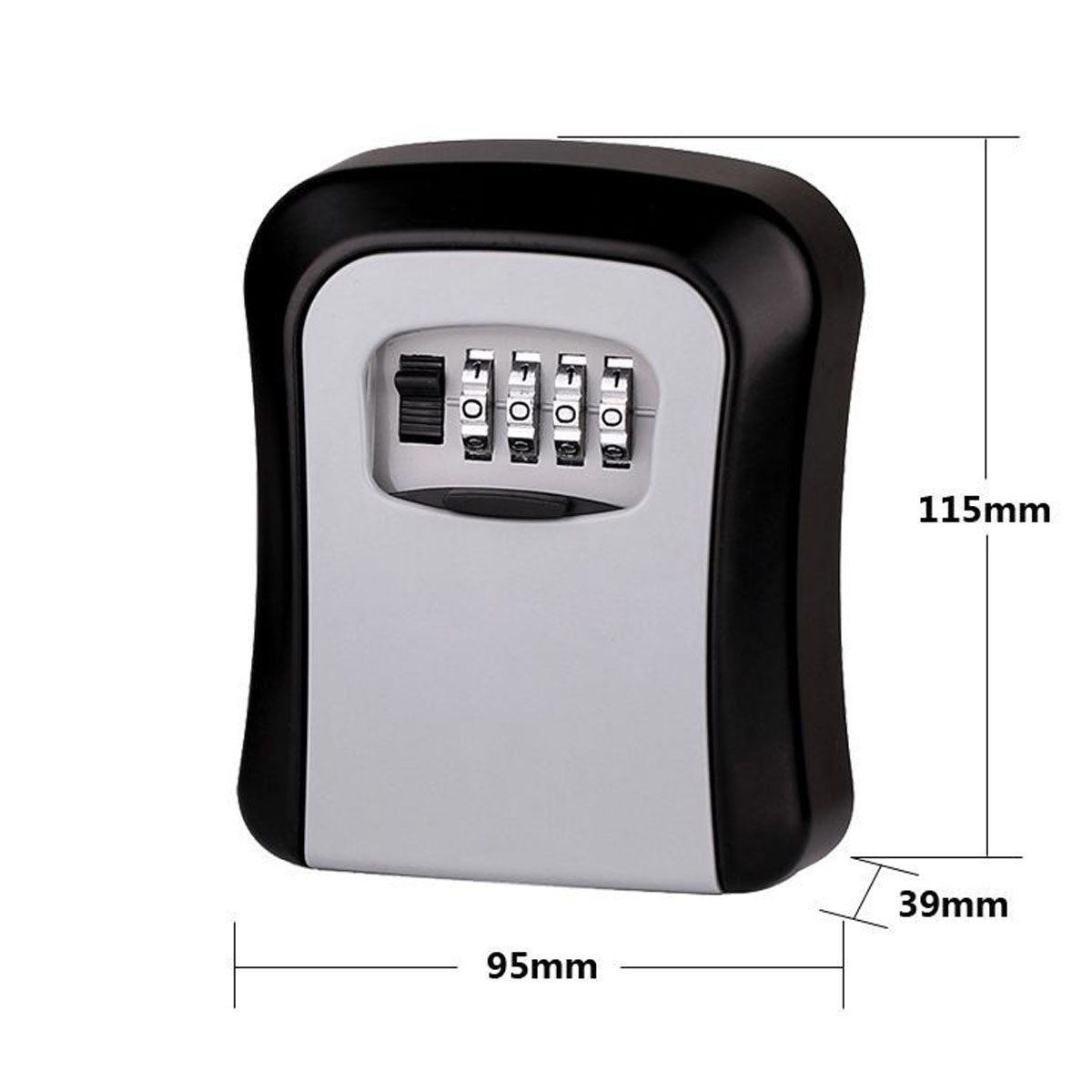 Foto 3 pulgar | Caja de Almacenamiento de Llaves Montada en la Pared con Combinación de 4 Dígitos - Venta Internacional