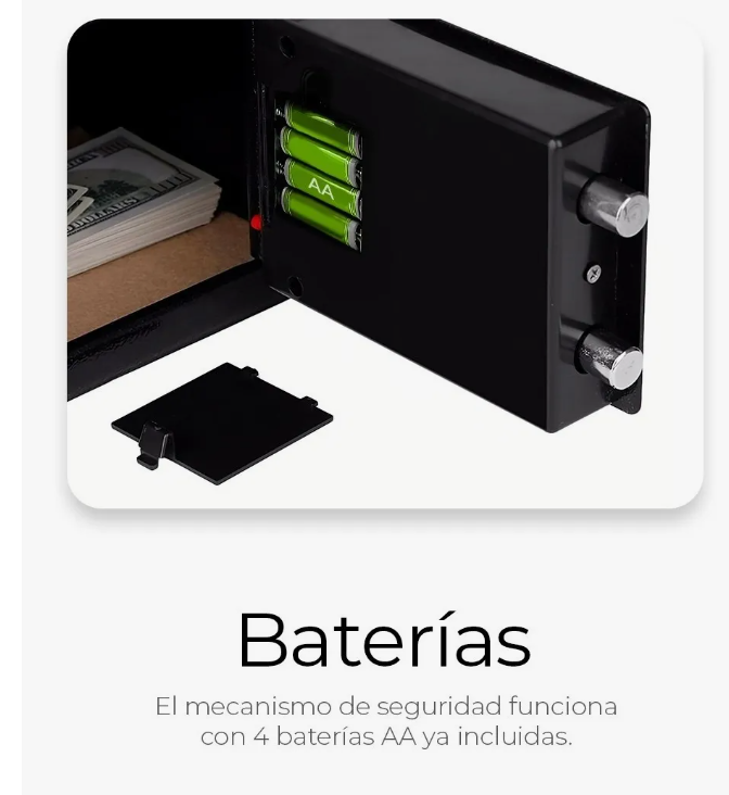 Foto 7 pulgar | Caja Fuerte Digital De Alta Seguridad Con Código Y Llave