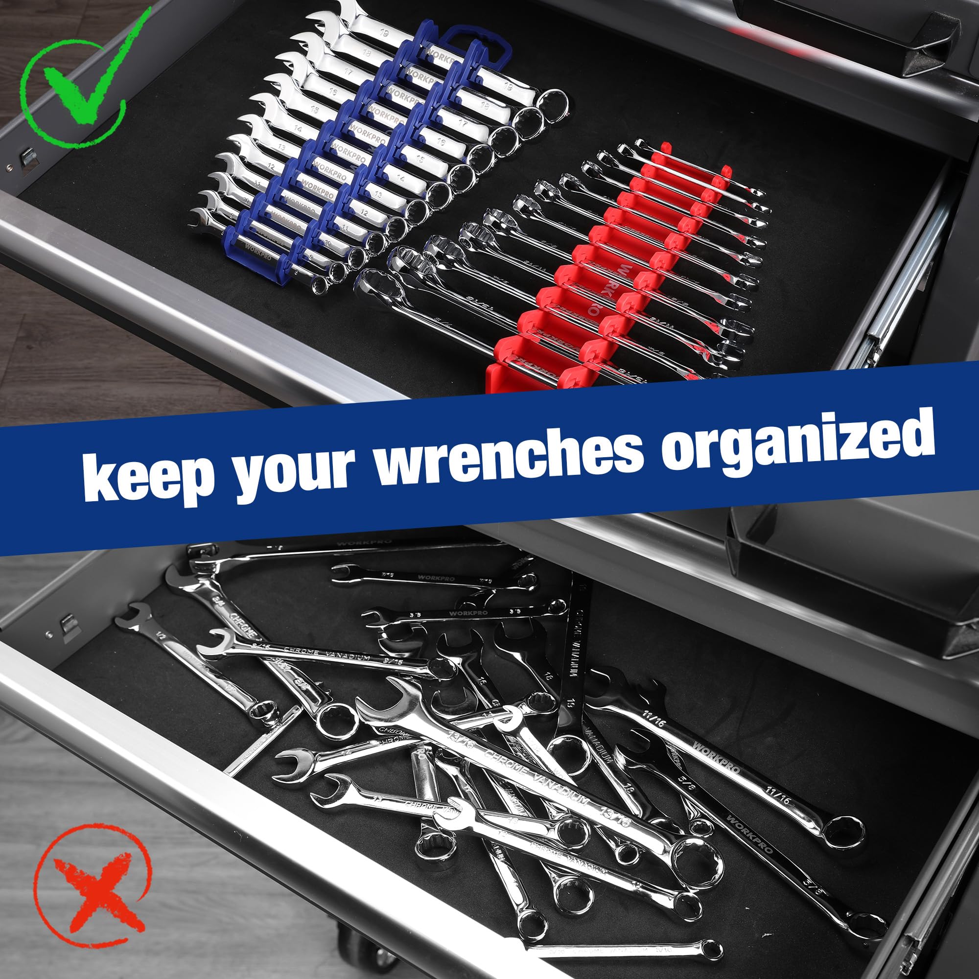 Foto 7 pulgar | Organizador De Llaves Workpro Magnético, Paquete De 2 Unidades, Para Stubby/line Wre - Venta Internacional.