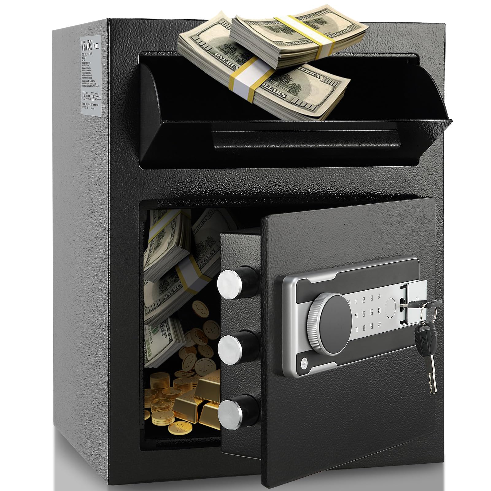 Foto 1 | Ranura De Bloqueo Electrónico Con Código Vevor 1.7 Cub Depository Safe - Venta Internacional.