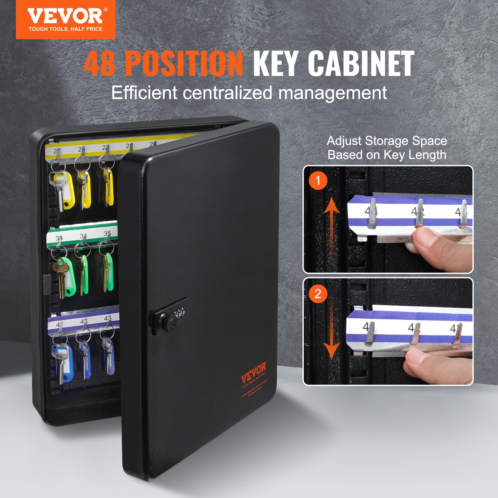 Foto 2 | Caja Fuerte Vevor Con Cerradura De Combinación Digital De Acero Negro - Venta Internacional.