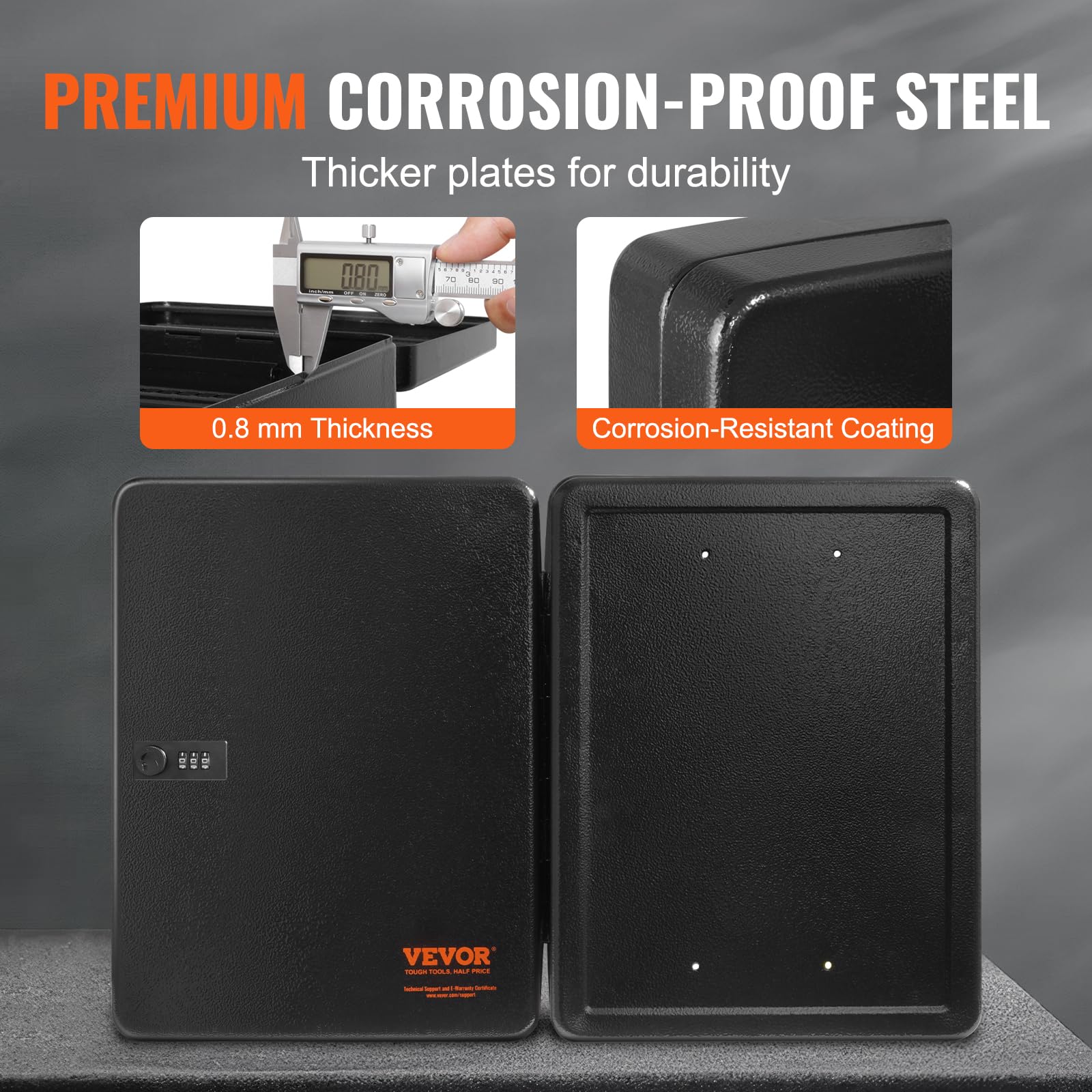 Foto 5 pulgar | Caja Fuerte Vevor Con Cerradura De Combinación Digital De Acero Negro - Venta Internacional.