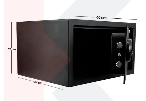 Foto 2 | Xtellar Caja Fuerte Para Laptop Con Sistema De Bloqueo Electrónico Y Luz Led En Elegante Negro