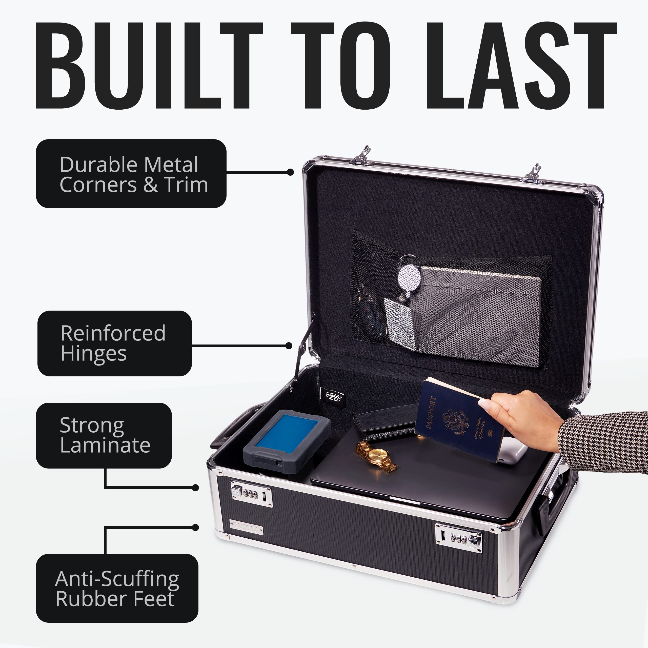 Foto 5 | Caja Fuerte De Almacenamiento Vaultz Secure Dorm Con Cerradura De Combinación - Venta Internacional.