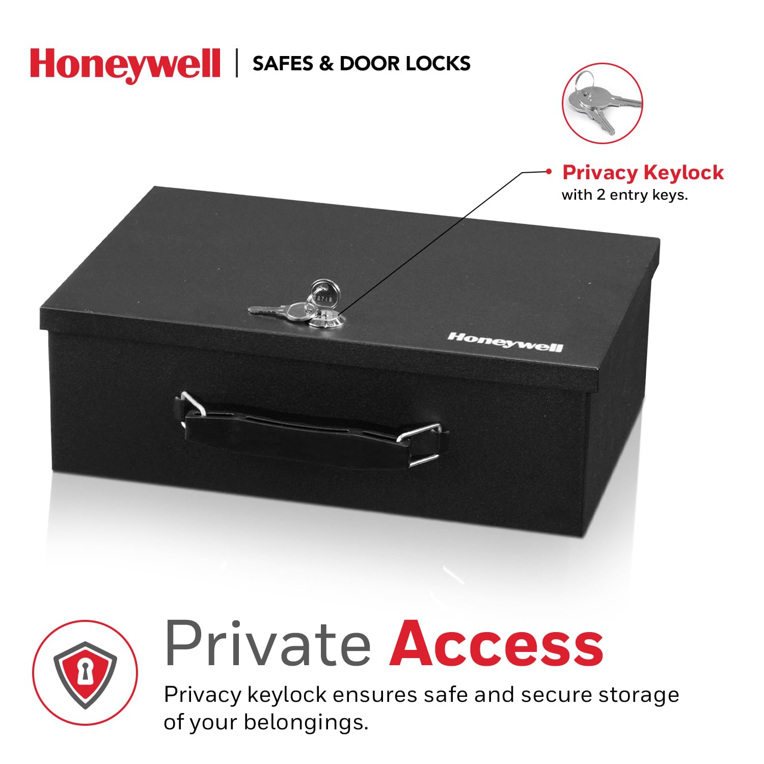 Foto 6 pulgar | Caja Fuerte Honeywell 6104, Resistente Al Fuego, 0,17 L, Negra, Con Llaves - Venta Internacional.