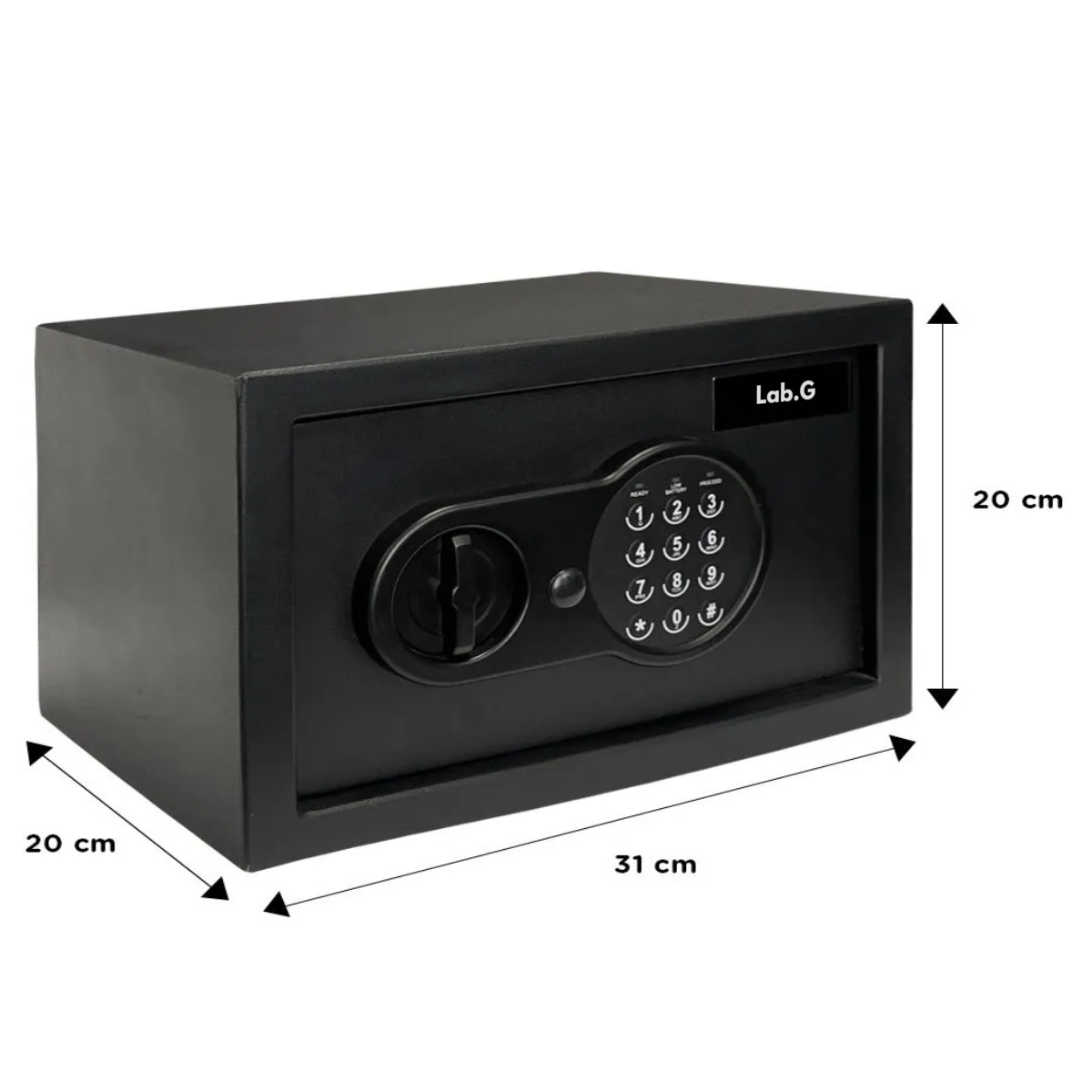 Foto 4 | Caja Fuerte Xe Seguridad Cfd-20 Con Apertura Electrónica Lab.g Negro