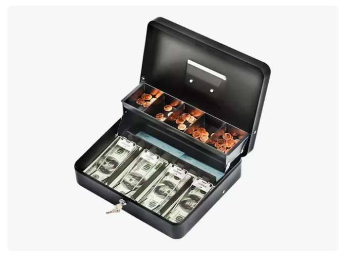 Foto 2 pulgar | Caja Para Dinero Con Llave Xtellar Caja Fuerte Piso Caja Para Dinero