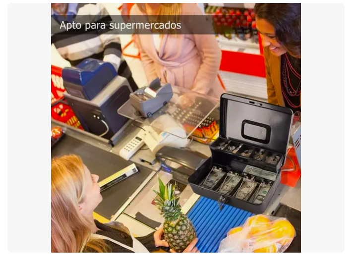 Foto 4 | Caja Para Dinero Con Llave Xtellar Caja Fuerte Piso Caja Para Dinero