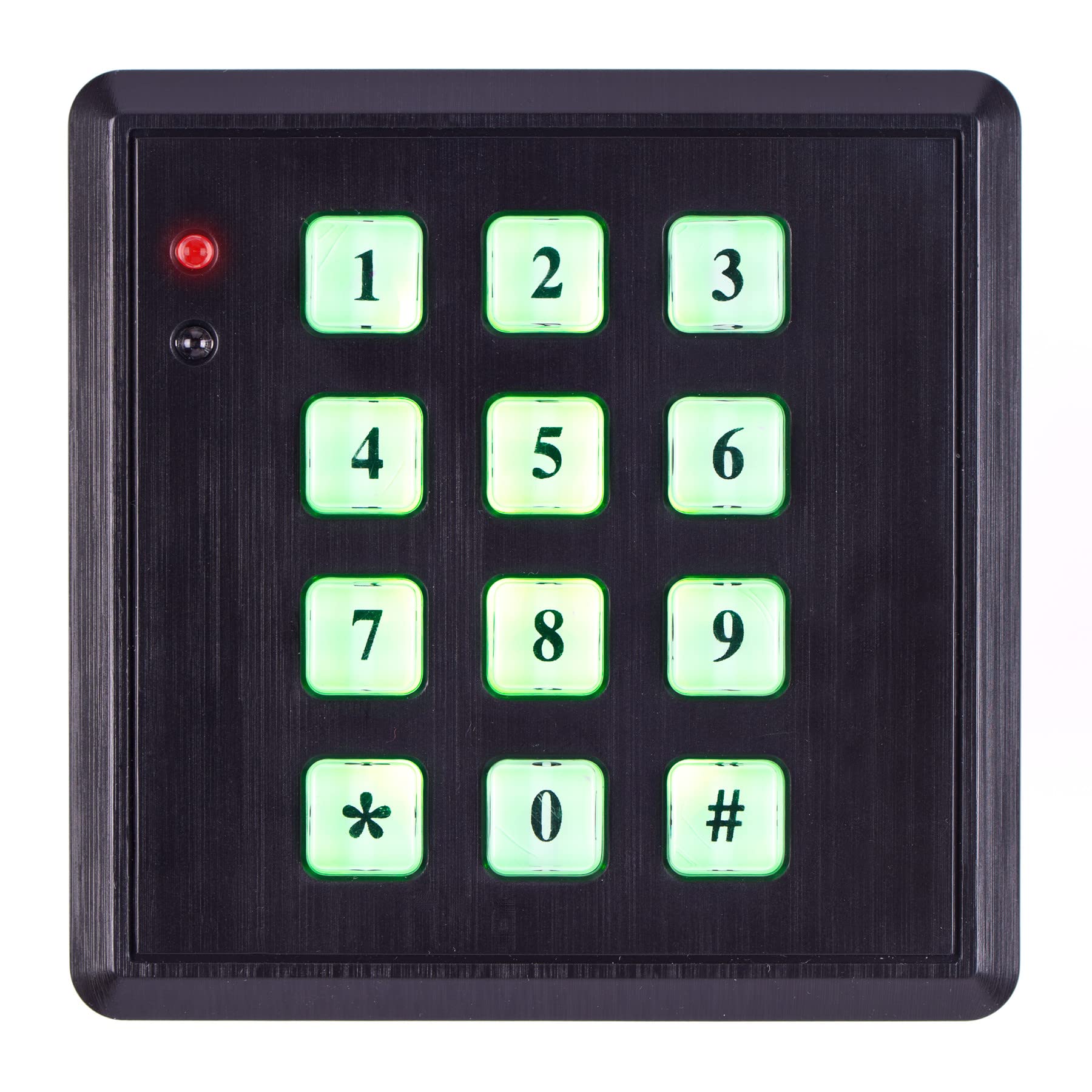 Foto 6 pulgar | Teclado De Seguridad Falso Sabre Con Luz Verde  Led Rojo Negro - Venta Internacional.