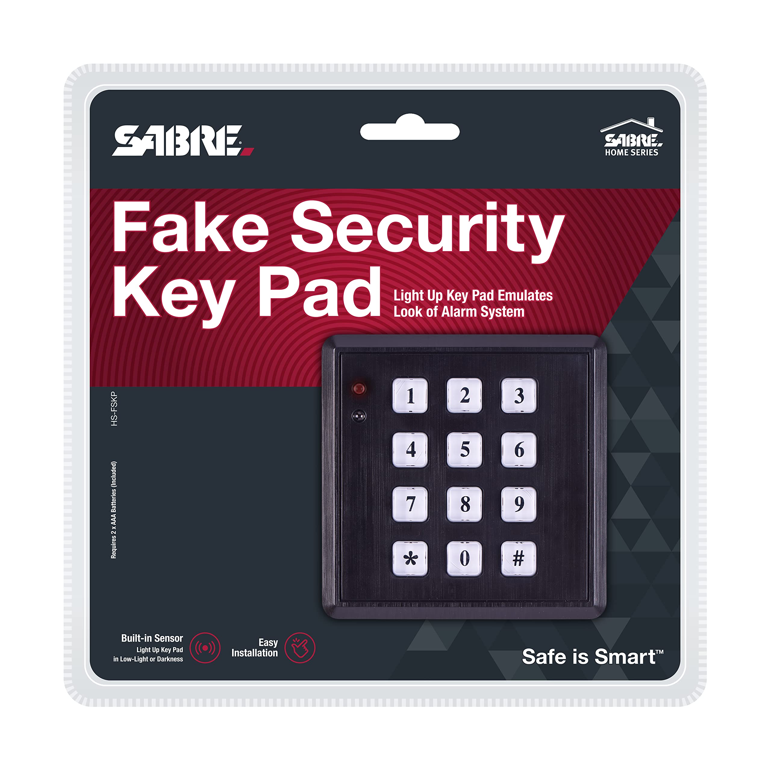 Foto 6 | Teclado De Seguridad Falso Sabre Con Luz Verde  Led Rojo Negro - Venta Internacional.
