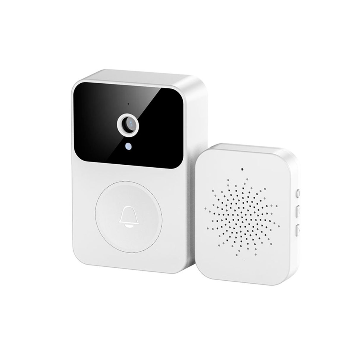 Foto 1 | Timbre De Puerta Ele-gate Inalámbrico Con Cámara Wifi Hogx9 color Blanco